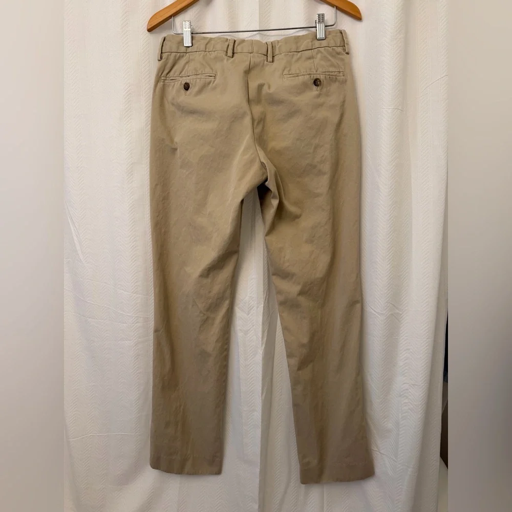 J. Crew Men's Khaki Straight Fit Chino Pants